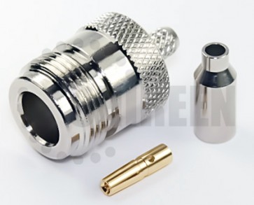 Type N Female Connector For RG316 / RG174A-U / LMR100A / RFC100A cables