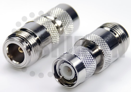 2Pcs Straight Adapter Compact N Male to TNC Female Connector