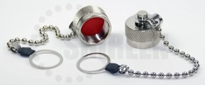 Metal Protective Cap with chain, for Type N Female