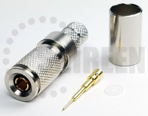 DIN  1.0/2.3 Male Connector For RG58 / RG142 / RG223 / RG400 / LMR195 / RFC195 cables