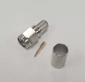 SMA Male Nickel Plated For RG8x/LMR240/RFC240