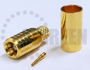 SMB Male Connector for RG58 / LMR195 / RFC195 / RG142 / RG400 / RG223 cables