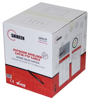 DC-1021 - Outdoor CAT5e FTP - Shielded - 1000ft Spool