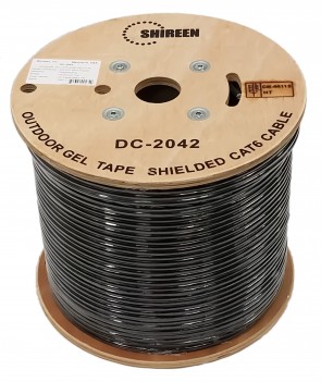 DC-2042- Outdoor CAT6 Shielded With Gel Tape - 1000ft Spool