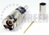 DIN 1.0/2.3 Male Connector for RG316 / RG174A-U / LMR100A / RFC100A cables