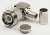 TNC Male Right Angle Connector For RG58 / RG142 / RG223 / RG400 / LMR195 / RFC195 cables